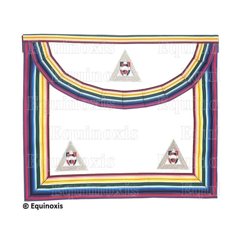 Masonic apron (leather) – Nautoniers – Vénérable Commandeur Noé