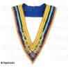 Masonic collar – Nautoniers – Grand Officier National Actif – Machine embroidery