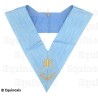 Masonic collar – Traditional French Rite – Maître des Cérémonies – Machine embroidery 