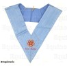 Masonic collar – Traditional French Rite – Vénérable en chaire – Machine embroidery 