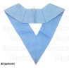 Masonic collar – Traditional French Rite – Vénérable en chaire – Machine embroidery 