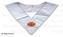 Masonic collar – Scottish Rite (AASR) – 31st degree – SCDF – Hand embroidery