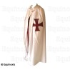 Manteau templier – Knights Templar (KT) – Manteau blanc avec croix du Temple 