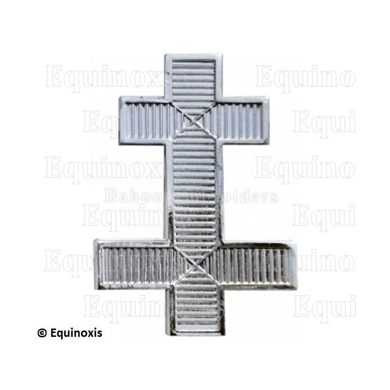 Metal cap cross – Knights Templar (KT) – Preceptory Cap Cross – Silver-plated