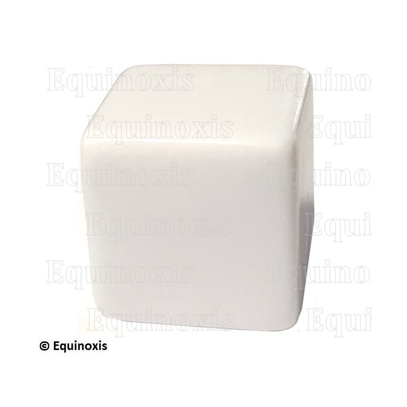 White acrylic cube – 2.5 cm x 2.5 cm x 2.5 cm