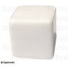 White acrylic cube – 2.5 cm x 2.5 cm x 2.5 cm