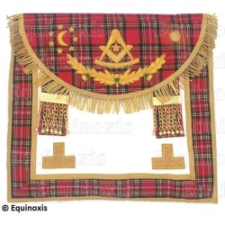 Leather Masonic apron – Scottish Rite – Worshipful Master