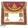 Leather Masonic apron – Scottish Rite – Worshipful Master