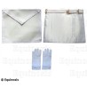 Ensemble Apprenti / Compagnon – Tablier en cuir 30 cm x 35 cm + 1 paire de gants blancs