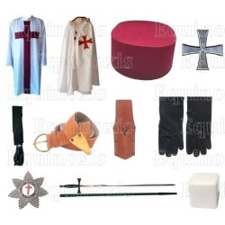 Masonic set – Knights Templar (KT) – Chevalier Templier – 1