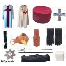 Ensemble maçonnique avec sacoche – Knights Templar (KT) – Chevalier Templier – 1