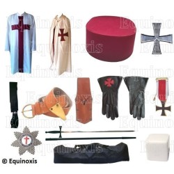 Ensemble maçonnique avec sacoche – Knights Templar (KT) – Chevalier Templier – 2