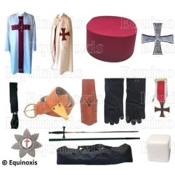 Ensemble maçonnique avec sacoche – Knights Templar (KT) – Chevalier Templier – 1