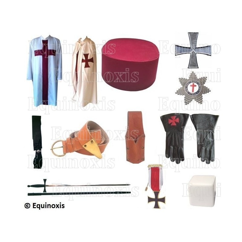 Masonic set – Knights Templar (KT) – Chevalier Templier – 2
