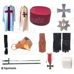 Masonic set – Knights Templar (KT) – Chevalier Templier – 1