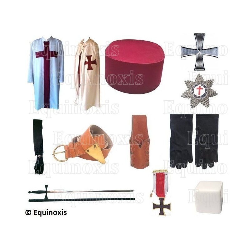 Masonic set – Knights Templar (KT) – Chevalier Templier – 1