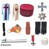 Masonic set – Knights Templar (KT) – Chevalier Templier – 1