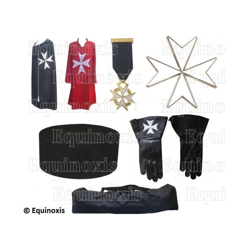 Ensemble maçonnique – Ordre maçonnique de Malte (KM) – Chevalier de Malte – 2