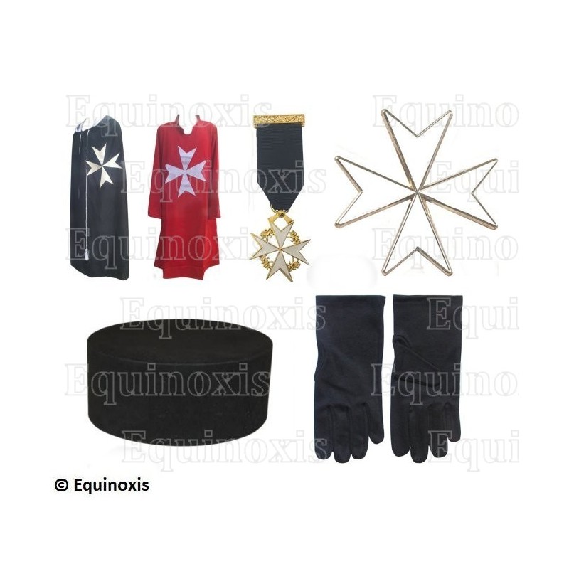 Ensemble maçonnique – Ordre maçonnique de Malte (KM) – Chevalier de Malte – 3