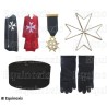 Ensemble maçonnique – Ordre maçonnique de Malte (KM) – Chevalier de Malte – 3