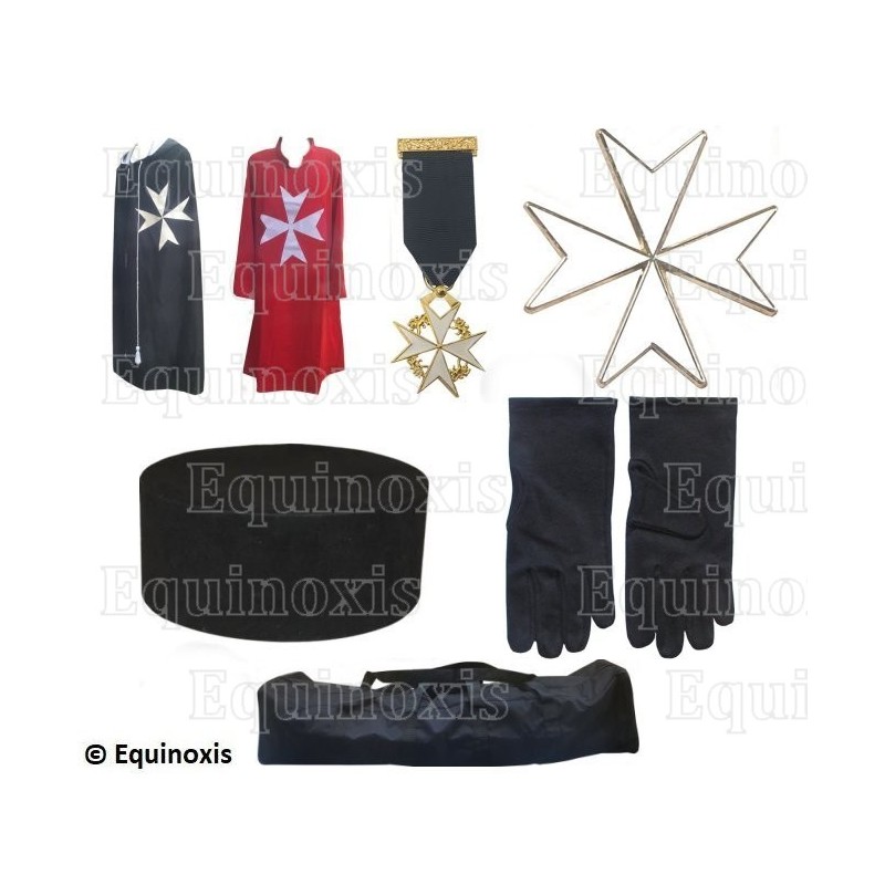 Ensemble maçonnique – Ordre maçonnique de Malte (KM) – Chevalier de Malte – 4