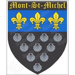 Regional magnet – Mont-St-Michel coat-of-arms magnet