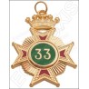 Commander's medal – Scottish Rite (AASR) – 33rd degree