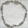 Masonic men's bracelet – Love knot – Silver finish