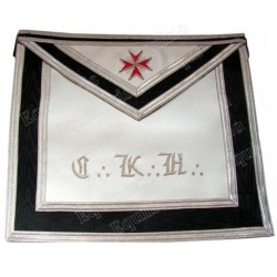 Leather Masonic apron – Scottish Rite (AASR) – 30th degree – Knight Kadosch