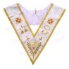 Masonic collar – AASR – 31st degree – Grand glory + swords + EJ – Machine embroidery