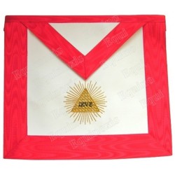 Fake-leather Masonic apron – Scottish Rite (AASR) – 13th degree