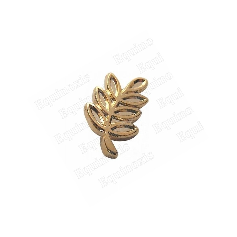 Masonic lapel pin – Sprig of acacia – Large