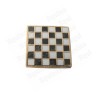 Masonic lapel pin – Chequered Floor – Square
