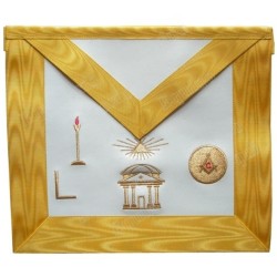 Fake-leather Masonic apron – Scottish Rite (ASSR) – 16th degree