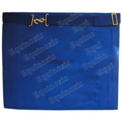Leather Masonic apron – Craft Provincial Undress Regalia – Hand-embroidered