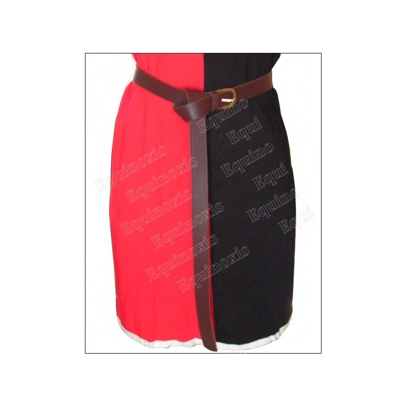 Ceinture médiévale en cuir – Ceinture homme marron – Longue 
