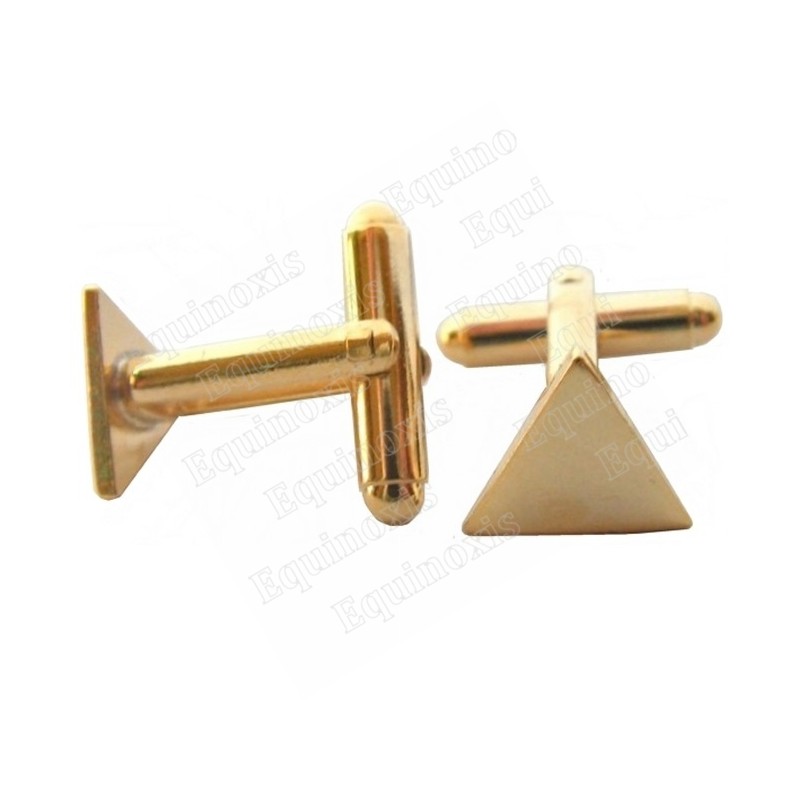 Masonic cuff-links – Triangle