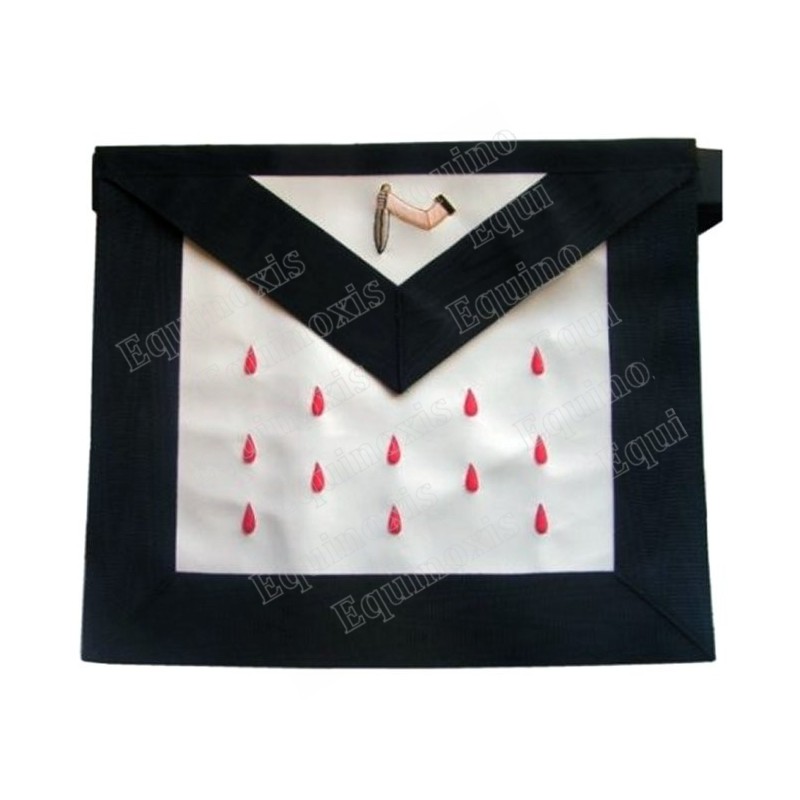 Leather Masonic apron – AASR – 9th degree