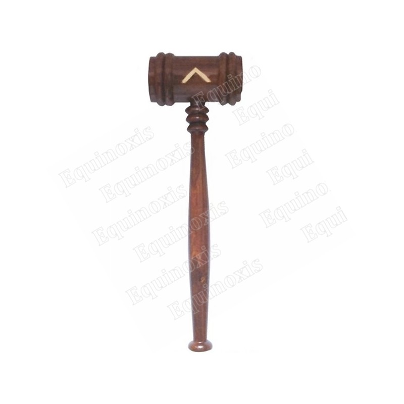 Rosewood Masonic gavel – Worshipful Master – Brown