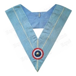 Masonic collar – French Craft – GLNF colour – Immediate Past Master