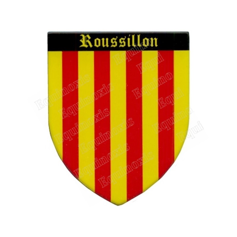 Regional magnet – Roussillon coat-of-arms magnet