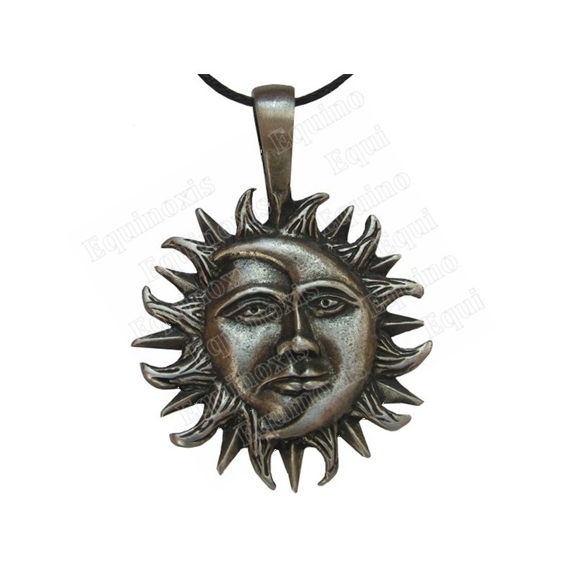 Masonic pendant – Moon and Sun