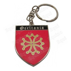 Regional keyring – Languedoc coat-of-arms – Occitania