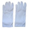 White Masonic gloves – Pure cotton – Size 7 ½