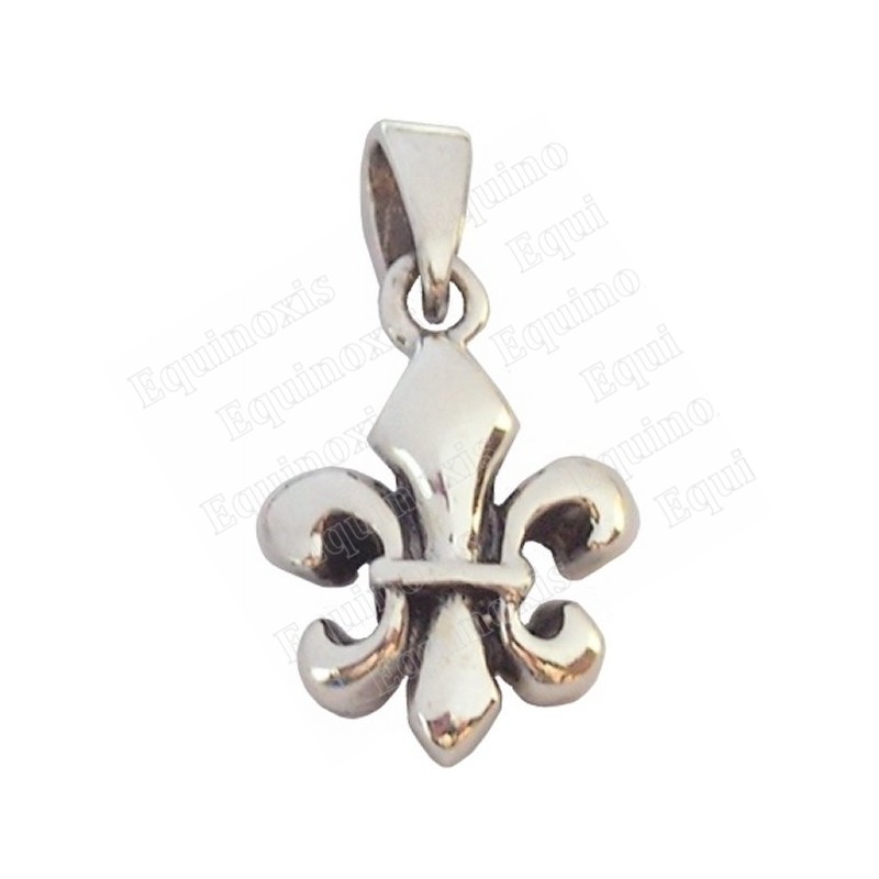 Pendentif en argent sterling 925e – Fleur de Lys