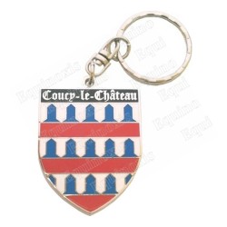 Regional keyring – Coucy-le-Château coat-of-arms