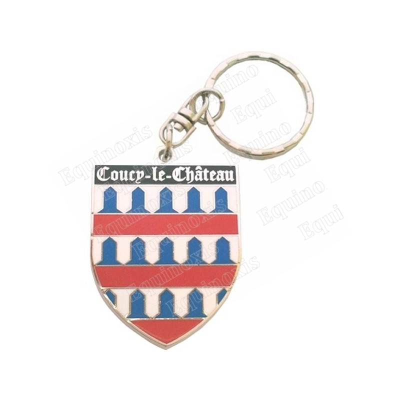 Regional keyring – Coucy-le-Château coat-of-arms