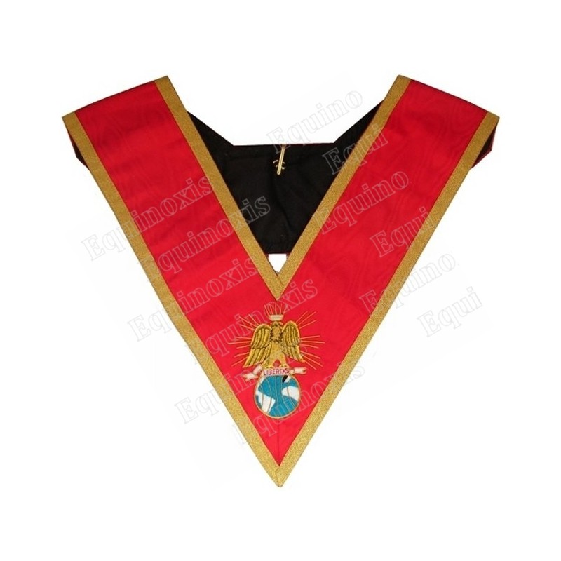 Masonic Officer's collar – French Chapter – 4th Order – Libertas