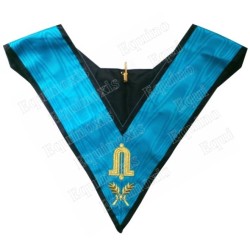 Masonic collar – Scottish Rite (AASR) – 4th degree – Junior Warden – Machine embroidery