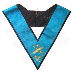 Masonic collar – Scottish Rite (AASR) – 4th degree – Expert – Machine embroidery